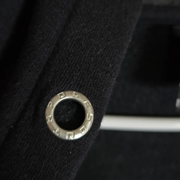 VNTG Y2K South Pole Men's Black Graphic Zip-Up Hoodie Large - Picture 4 of 5